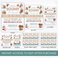 school pta holiday market fundraiser flyers